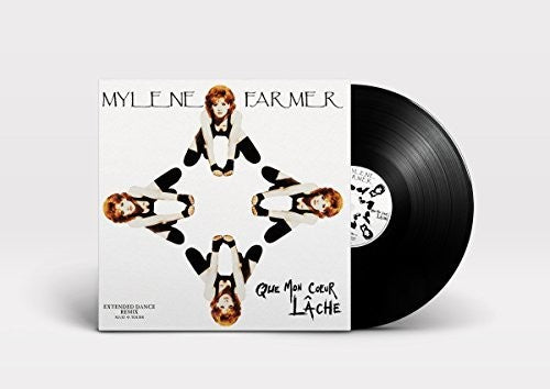Mylene Farmer Que Mon Coeur Lache - Record Album - Vinyl LP