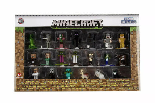 Nano Metalfigs Minecraft 20 Pk Wave 1 Minecraft - Nano MetalFigs - 1.65" Diecast Figure 20-Pack Wave 1 - CD Album