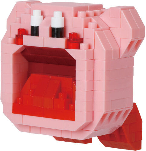 Nanoblock - Character Collection Nanoblock - Kirby - Character Collection - Inhaling Kirby Building Kit - Collectibles