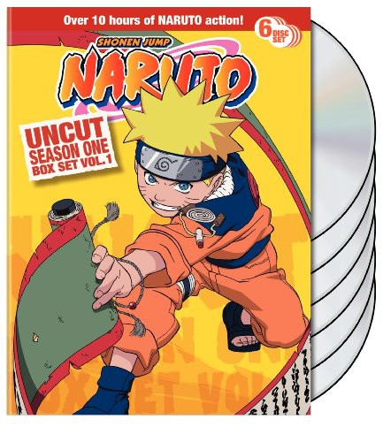Naruto Uncut: Season 1 Volume 1 Box Set - 6-Disc DVD Set