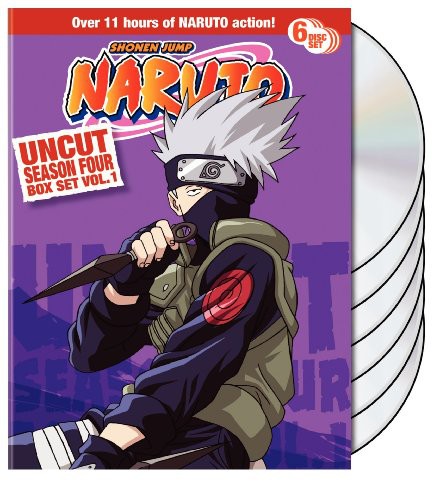 Naruto Uncut: Season 4 Volume 1 Box Set - 6-Disc DVD Set