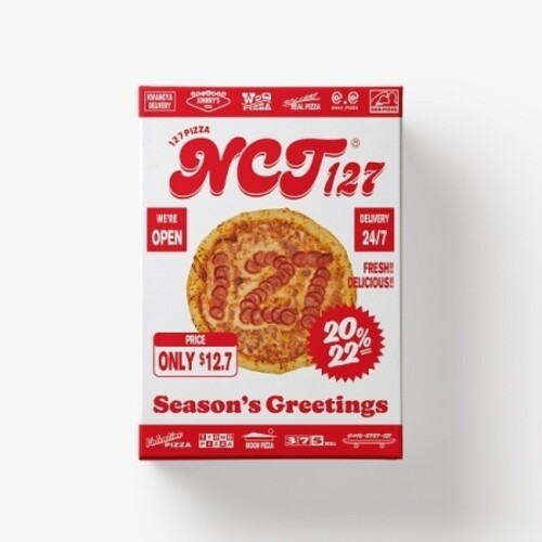 NCT 127 2022 Season's Greetings (incl. Desk Calendar, 120pg Hard Cover Diary, 12pc Postcard Set, 2 Poster Calendars, 2 Sticker Sets, 12pc A4 Poster Set, 12pg Mini-Brochure + Receipt & Coupon Set) - CD Album