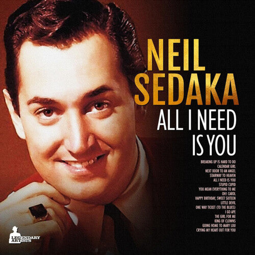 Neil Sedaka All I Need Is You - Record Album - Vinyl LP