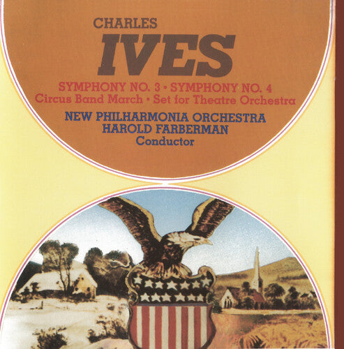 New Philharmonia Orchestra Ives: Symphonies N. 3 & 4; Circus Band March Set For Theatre Orchestra - CD Album