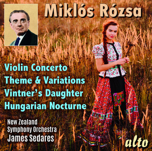 New Zealand Symphony Orchestra Miklos Rozsa: Violin Concerto; Theme, Variations & Finale - CD Album