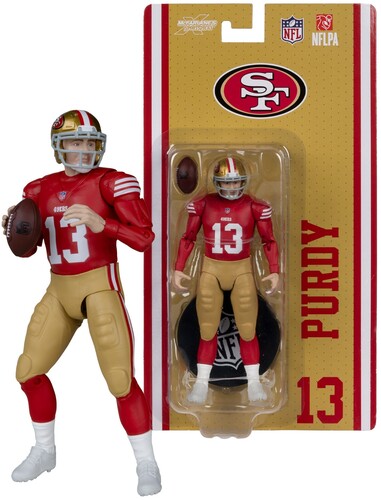 NFL 6in Articulated Brock Purdy 49Ers McFarlane SportsPicks - NFL - Brock Purdy (San Francisco 49ers) 6" Action Figure - Collectible