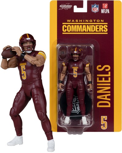 NFL 6in Articulated Jayden Daniels Commanders McFarlane SportsPicks - NFL - Jayden Daniels (Washington Commanders) 6" Action Figure - Action Figure