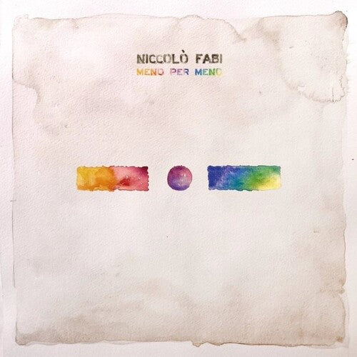 Niccolo Fabi Meno Per Meno - Double Record Album - Vinyl LP