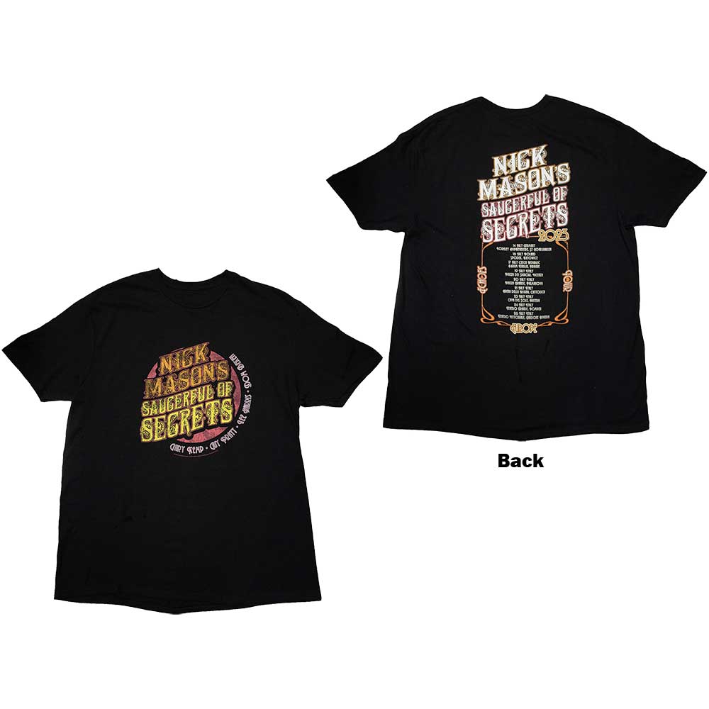 Nick Mason's Saucerful of Secrets Europe Tour 2023 Black
