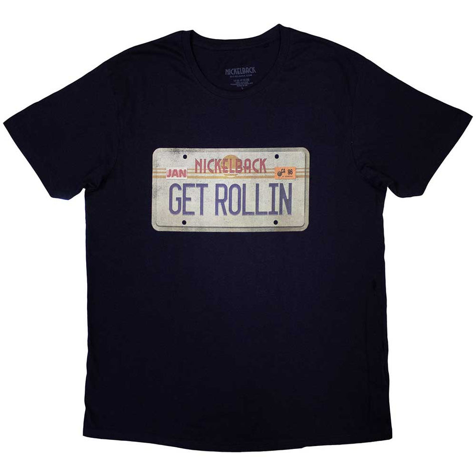 Nickelback License Plate Blue