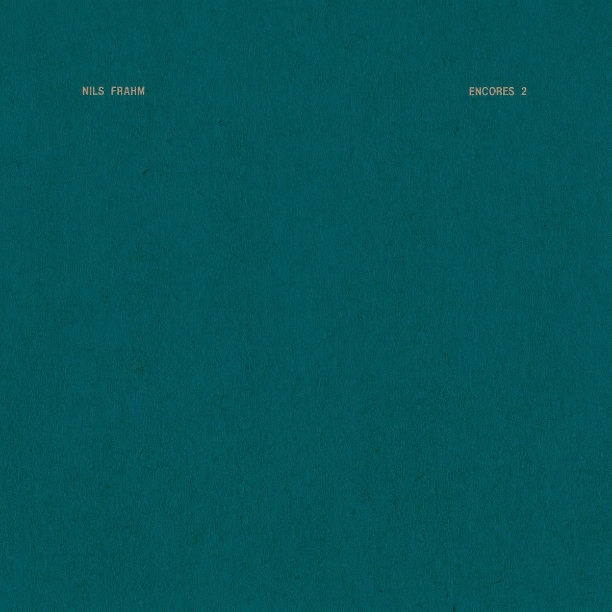 Nils Frahm Encores 2