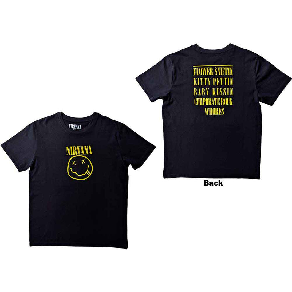Nirvana Flower Sniffin Black