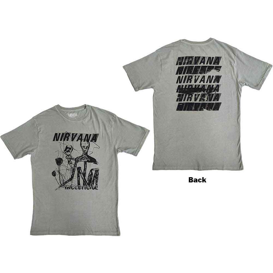 Nirvana Incesticide Stacked Logo Green