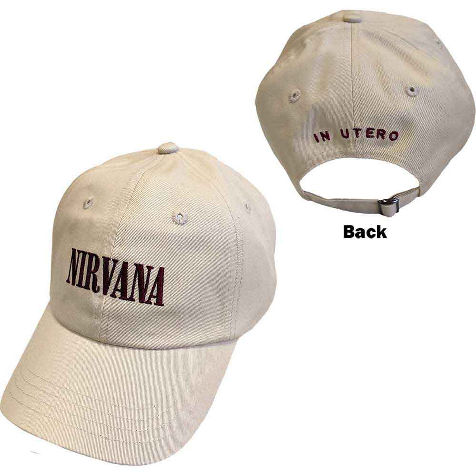 Nirvana Text Logo in Utero Neutral