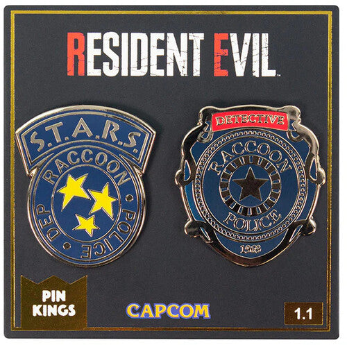 Numskull Numskull - Pin Kings Resident Evil Enamel Pin Badge Set 1.1 - Collectible Enamel Pins