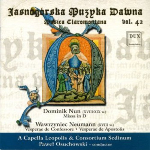 Nun / Neumann / Capella Leopolis / Oschuowski Musica Claromontana 24 - CD Album