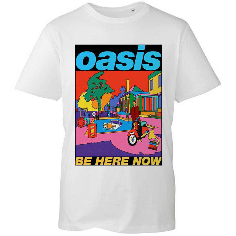 Oasis Be Here Now Illustration White