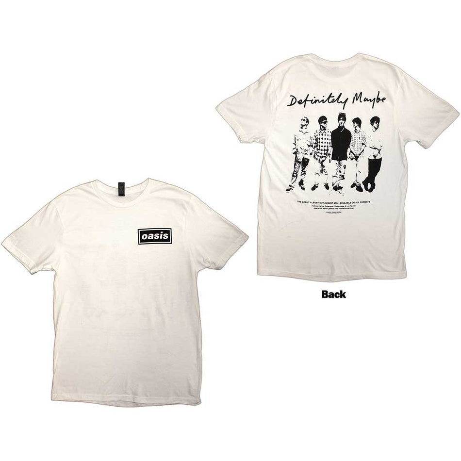 Oasis Definitely Maybe Promo White