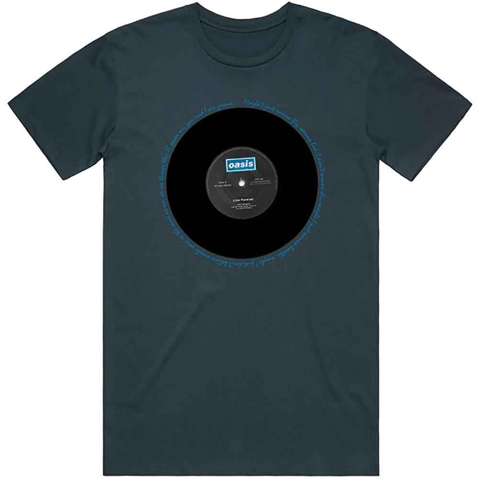Oasis Live Forever Single Blue