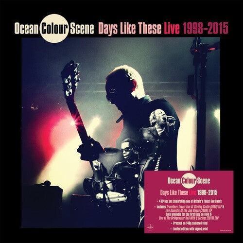 Ocean Colour Scene Days Like These: Live 1998-2015 - Limited Autographed 4LP Boxset - 4-Disc Record Album - Vinyl LP