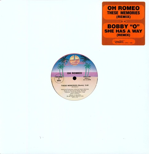 Oh Romeo These Memories (remix) - Record Album - Vinyl LP