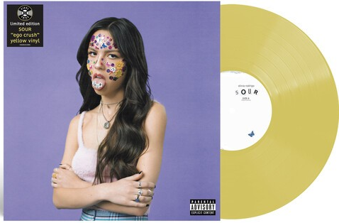 Olivia Rodrigo Sour (Limited Edition, "Ego Crush" Yellow Colored Vinyl)
