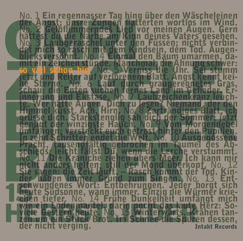Omri Ziegele So Viel Schon Hin & 15 Herbstlieder - CD Album