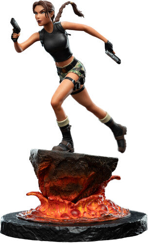 Open Edition Polystone Weta Workshop Polystone - Tomb Raider - Lara Croft: The Sanctuary of Flame Miniature Statue - CD Album