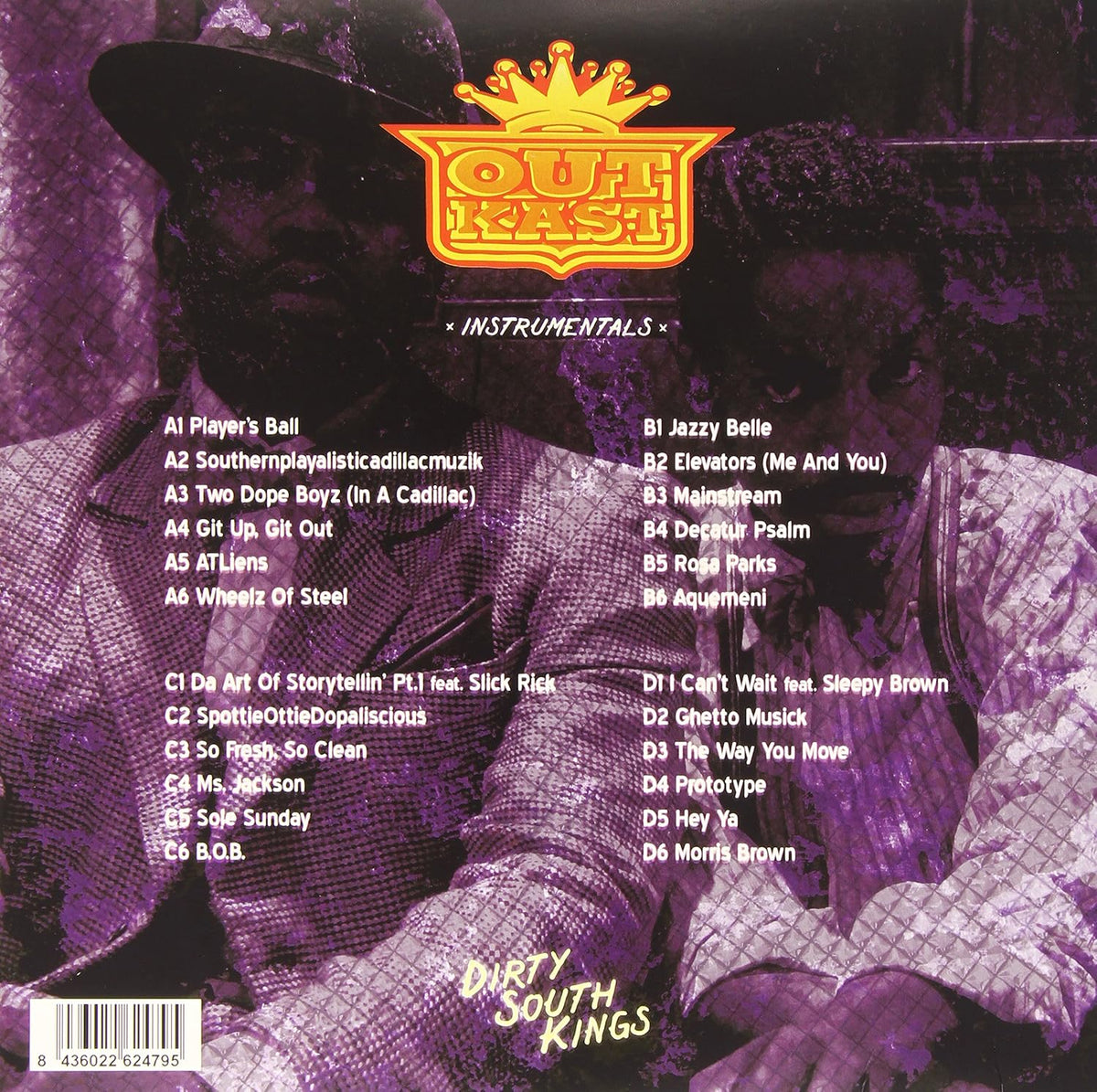 Outkast Dirty South Kings: Instrumentals [Import] (2 Lp's)