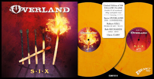 Overland Six - Yellow Flame - Record Album - Vinyl LP