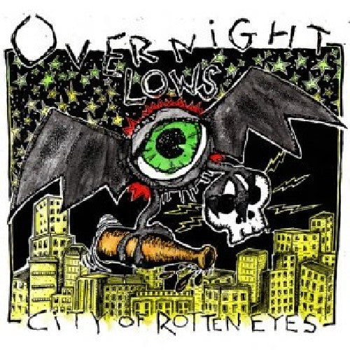 Overnight Lows City Of Rotten Eyes - Record Album - Vinyl LP
