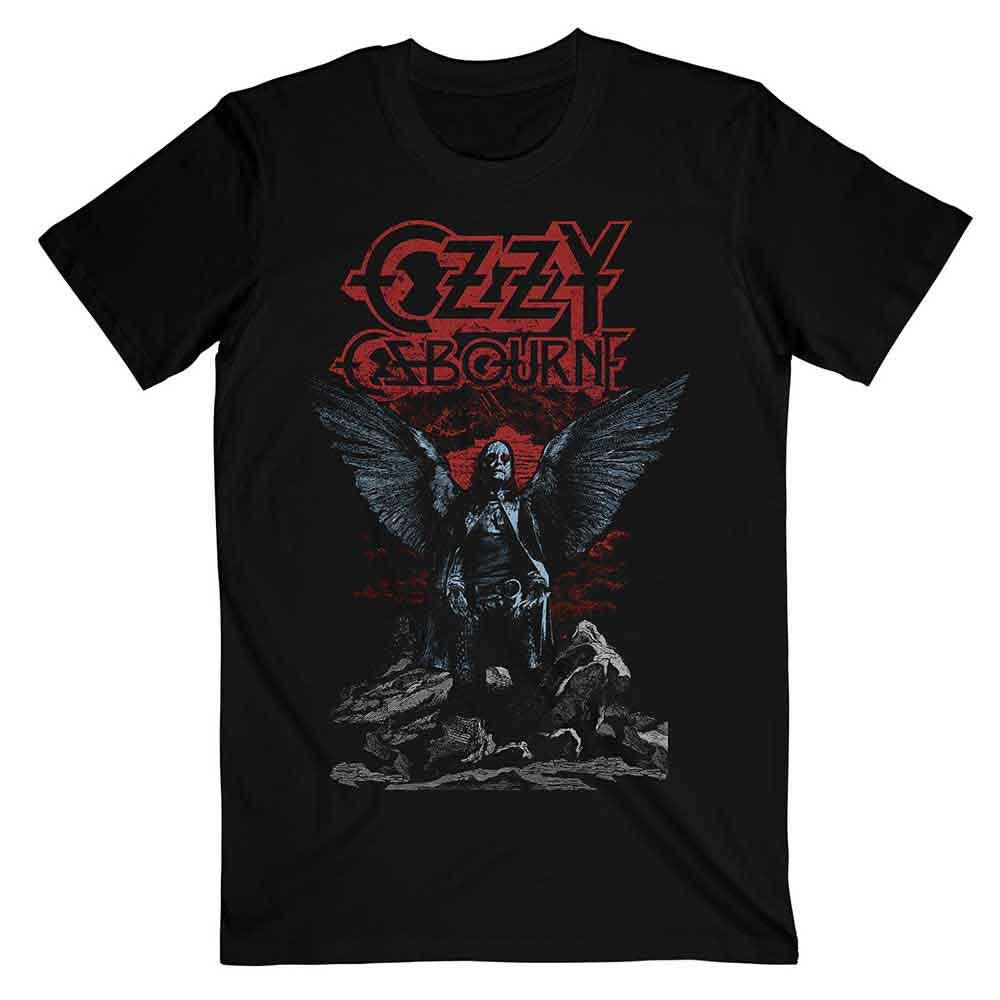 Ozzy Osbourne Angel Wings Black