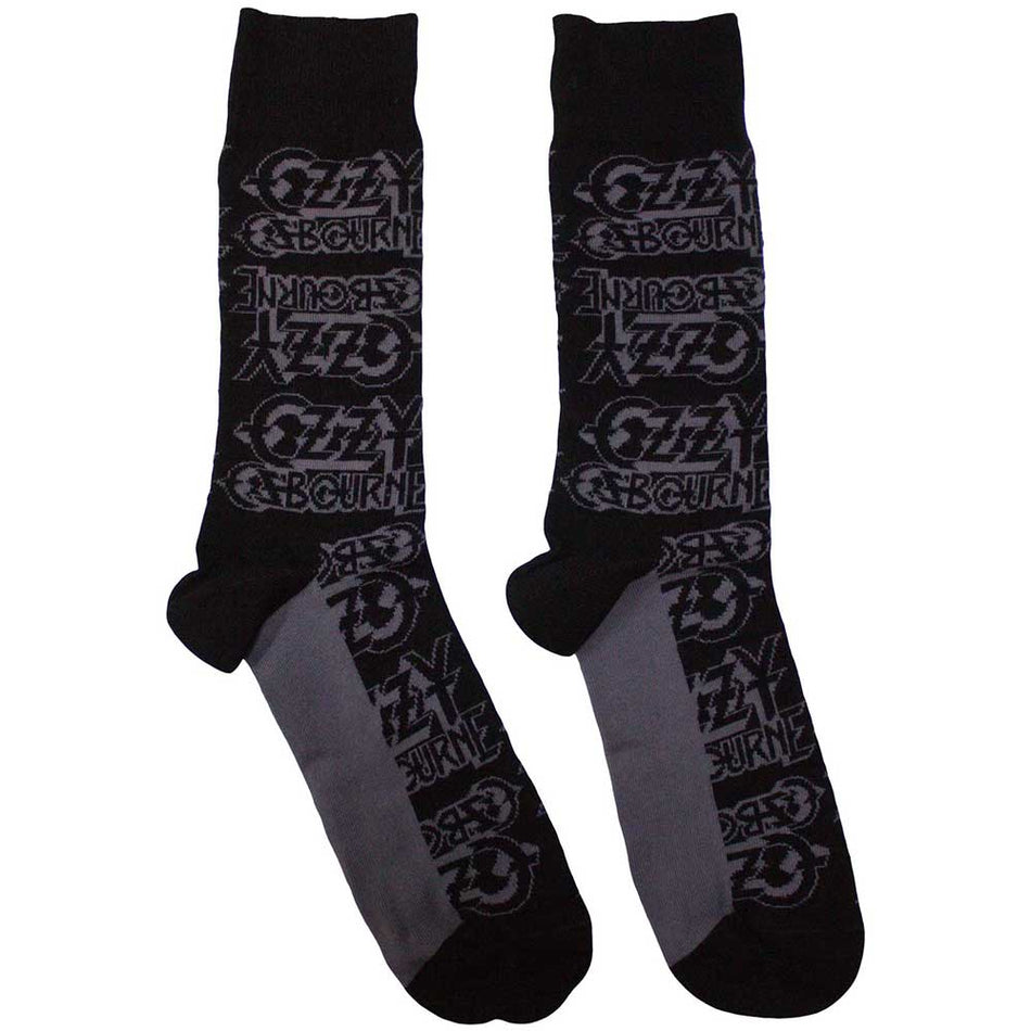 Ozzy Osbourne Logo Repeat Black