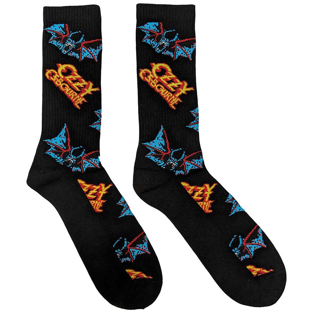 Ozzy Osbourne Logos & Bats Black