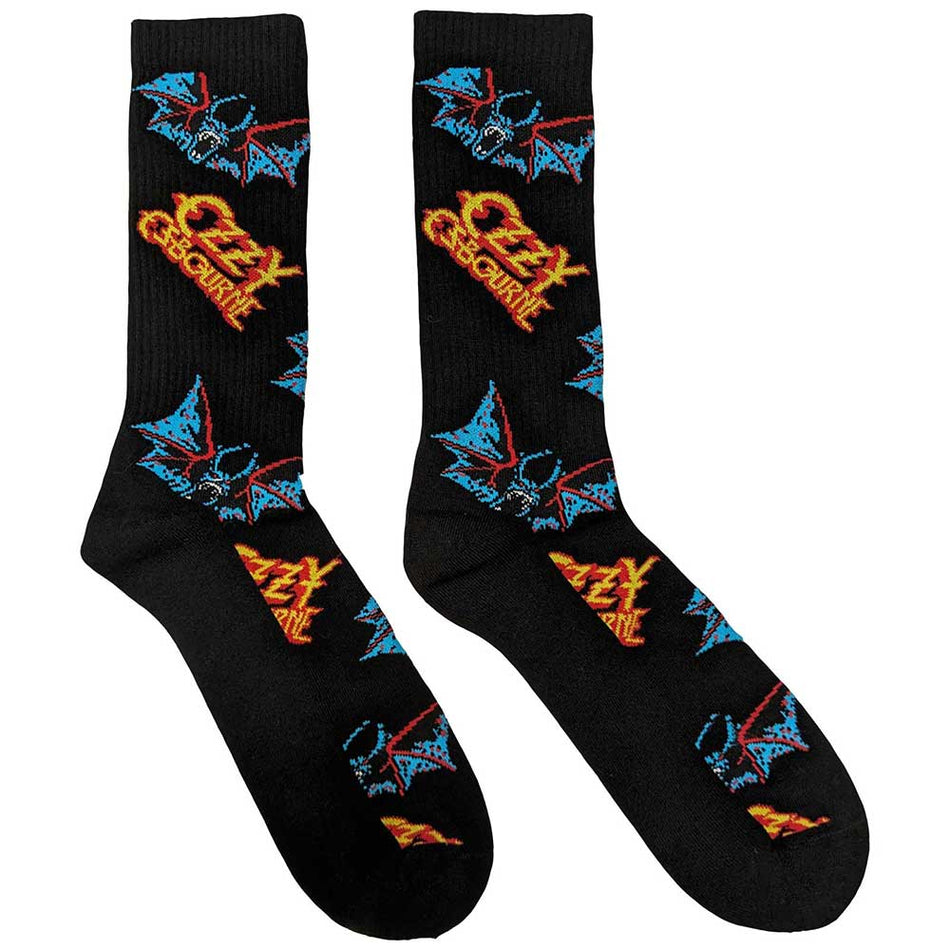 Ozzy Osbourne Logos & Bats Black