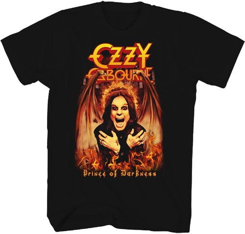 Ozzy Osbourne Ozzy Osbourne - Prince of Darkness Demon Wings T-Shirt - XL Black TS0102OZZA4