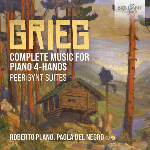 Paola Del Negro Complete Music for Piano 4-Hands Peer Gynt Suites - CD Album