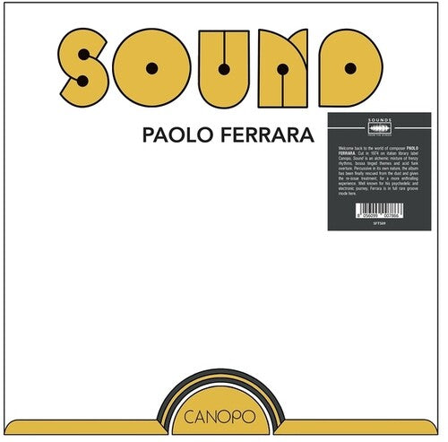 PAOLO FERRARA Sound - Record Album - Vinyl LP