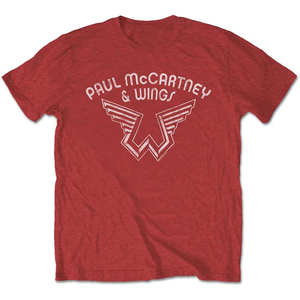 Paul McCartney Wings Logo Red