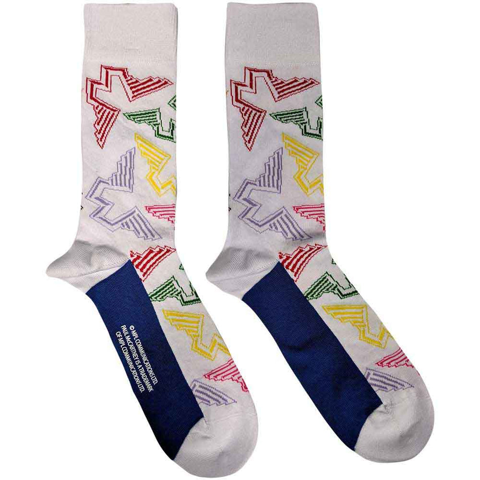 Paul McCartney Wings Logos White