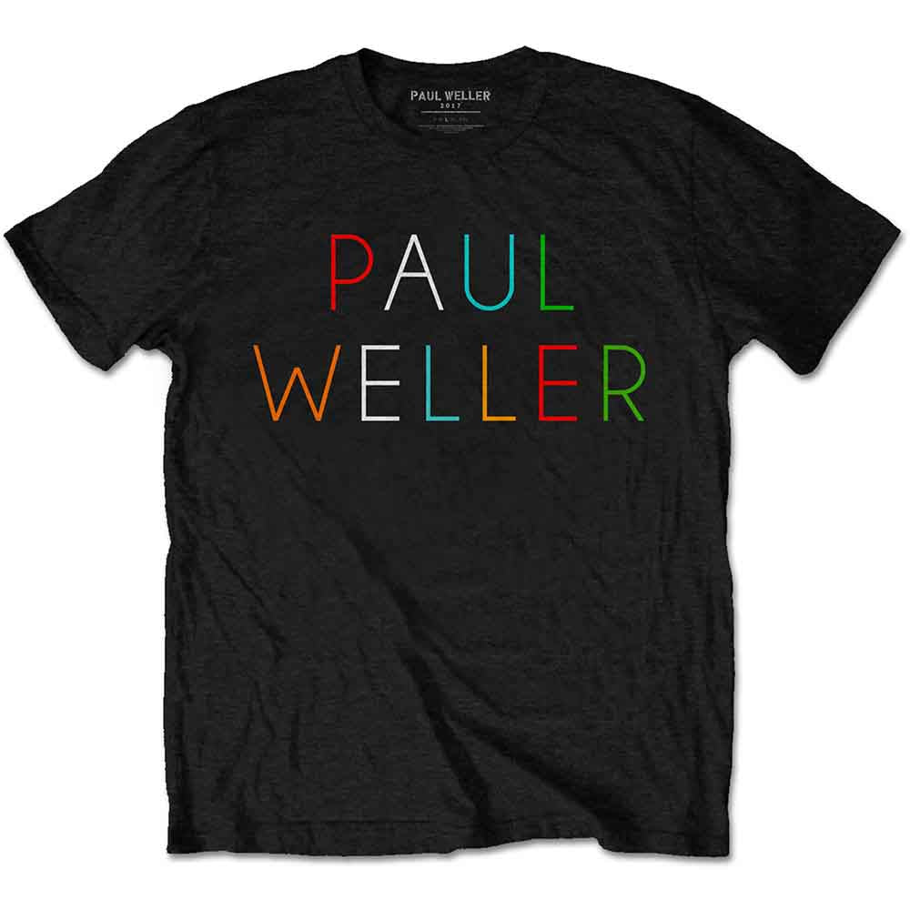 Paul Weller Multicolour Logo Black