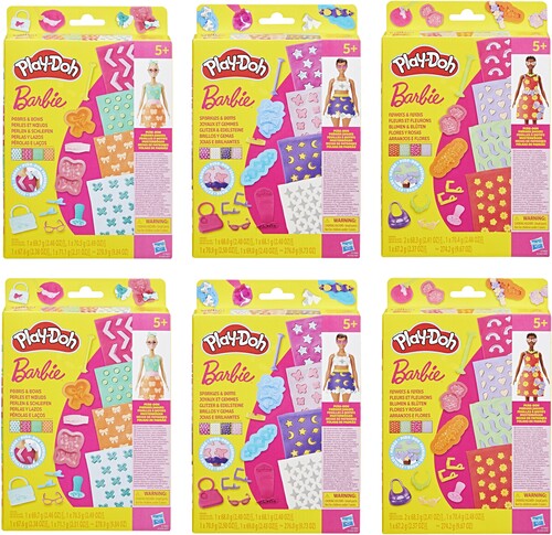 Pd Barbie Designer Patterns Packs Ast Play-Doh x Barbie - Designer Pattern Packs Assortment - 6-Disc CD Album