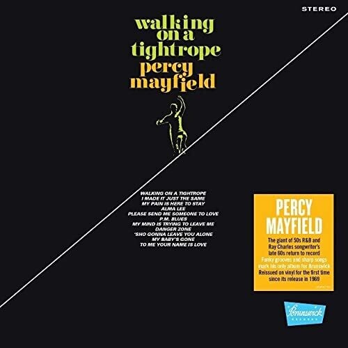 PERCY MAYFIELD Walking On A Tightrope - Record Album - Vinyl LP