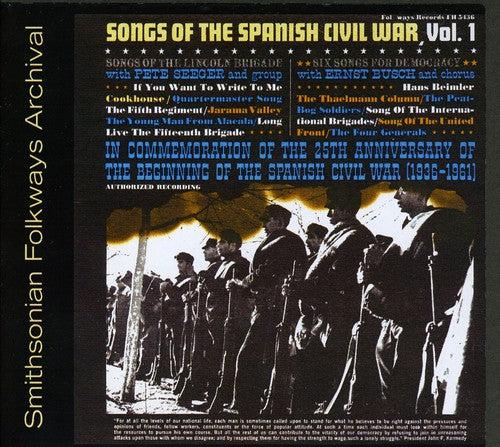 Pete Seeger Songs of the Spanish Civil War 1: Lincoln Brigade - CD Album