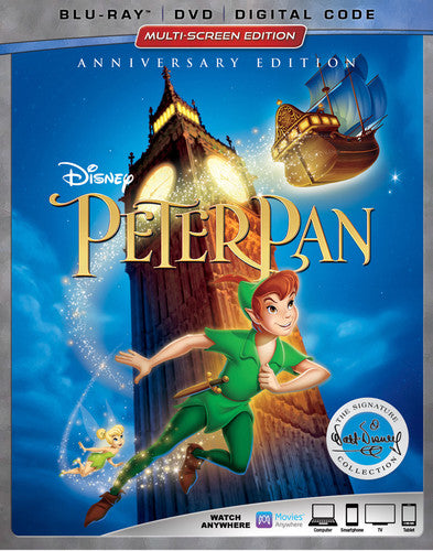 Peter Pan Signature Collection Peter Pan (Anniversary Edition) - 2-Disc Blu-Ray Set