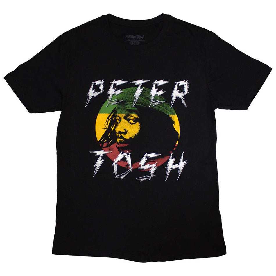 Peter Tosh Lightning Logo Black