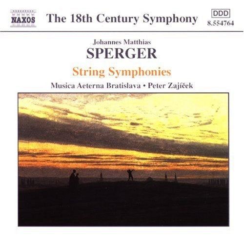Peter Zajicek String Symphonies in C Major F Major & B FLT Major - CD Album