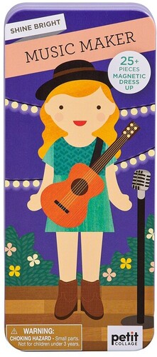 Petitcollage Shine Bright Music Maker Magnetic Dress Up - CD Album