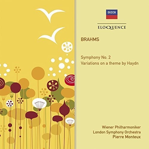 Pierre Monteux Brahms: Sym 2 Variations on a Theme By Haydn - CD Album