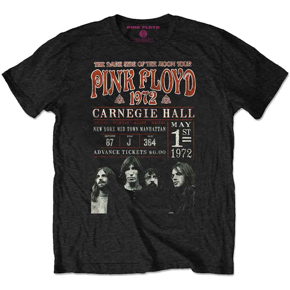 Pink Floyd Carnegie '72 Black
